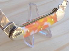 Case Baby Butterbean Pocket Knife - 53755 Smooth Candy Corn Kirinite - New