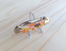 Case Baby Butterbean Pocket Knife - 53755 Smooth Candy Corn Kirinite - New