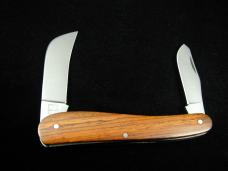 Titusville Cutlery 2024 Cocobolo Rosewood Rooster Comb Shadow Farmer Knife Rare 1 of 70 COA USA Made