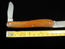 Titusville Cutlery 2024 Cocobolo Rosewood Rooster Comb Shadow Farmer Knife Rare 1 of 70 COA USA Made