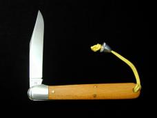 Great Eastern Cutlery GEC Smooth Texas Osage Orange Wood Horse Apple Hogan Knife NIT 651122SS USA