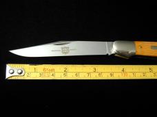 Great Eastern Cutlery GEC Smooth Texas Osage Orange Wood Horse Apple Hogan Knife NIT 651122SS USA