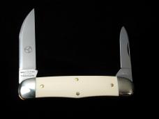 Great Eastern Cutlery GEC Smooth Unicorn Ivory Acrylic Camel Back Congress Knife 340223 NIT USA