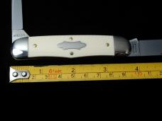 Great Eastern Cutlery GEC Smooth Unicorn Ivory Acrylic Camel Back Congress Knife 340223 NIT USA
