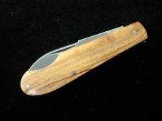 Titusville Cutlery Holy Land Olivewood EZ Open Little Man Shadow Jack Knife 1 of 35 COA USA Made