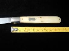 Great Eastern Cutlery GEC Smooth White Bone Ben Hogan 1865 Knife 1 of 538 NIT 651122 USA Made
