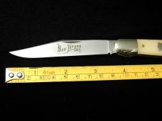 Great Eastern Cutlery GEC Smooth White Bone Ben Hogan 1865 Knife 1 of 538 NIT 651122 USA Made
