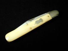 Great Eastern Cutlery GEC Smooth White Bone Ben Hogan 1865 Knife 1 of 538 NIT 651122 USA Made