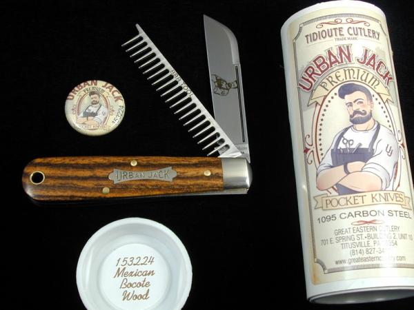 Great Eastern Cutlery GEC Smooth Mexican Bocote Wood Urban Jack Knife NIT Made in USA 153224 Great Eastern Cutlery GEC Smooth Mexican Bocote Wood Urban Jack Knife NIT Made in USA 153224