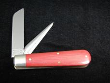Great Eastern GEC Red Linen Micarta Bull Hide Carver Knife NIT Sheepsfoot 1 of 281 USA 863223P