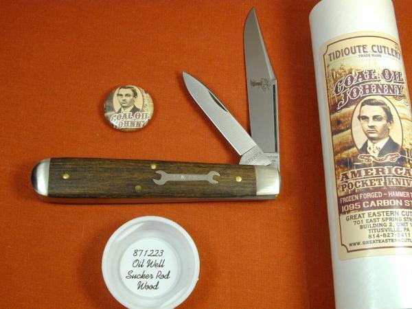 Great Eastern Cutlery GEC Oil Well Sucker Rod Wood English Jack Knife NIT 1 of 474 USA Made 871223 Great Eastern Cutlery GEC Oil Well Sucker Rod Wood English Jack Knife NIT 1 of 474 USA Made 871223