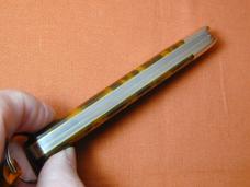 Great Eastern Cutlery GEC Smooth Tortoise Shell Acrylic Fish Keeper Knife 1 of 492 NIT USA 651222SS