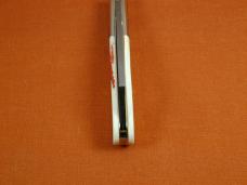 Schatt & Morgan Red Mammoth Ivory Cotton Barlow Knife by Cooper Cutlery Super Rare 69CB-M Made USA