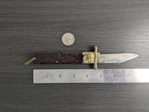 Vintage ELEX Automatic Folding Knife