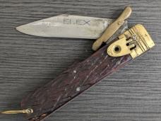 Vintage ELEX Automatic Folding Knife