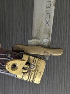 Vintage ELEX Automatic Folding Knife