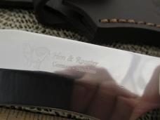 Hen & Rooster Stag Handle Fixed Blade Model # HR4800 Spain