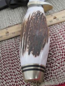 Hen & Rooster Stag Handle Fixed Blade Model # HR4800 Spain