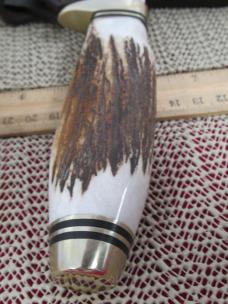 Hen & Rooster Stag Handle Fixed Blade Model # HR4800 Spain