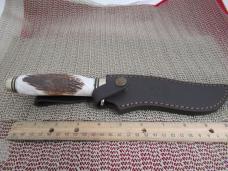 Hen & Rooster Stag Handle Fixed Blade Model # HR4800 Spain