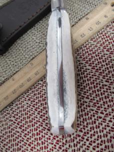 Hen & Rooster Stag Handle Fixed Blade Model # HR4903 Spain