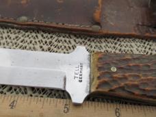 Tell Bone Handle Fixed Blade made in Germany
