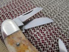 Parker Cut Co. 5 Blade Appaloosa Bone  Sowbelly Japan