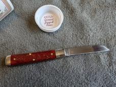 Great Eastern Cutlery, GEC 49 Garnet Jigged Bone
