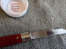 Great Eastern Cutlery, GEC 49 Garnet Jigged Bone