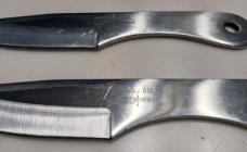 Gil Hibben UC454 Original Thrower  Set of 3 with Leather Sheath