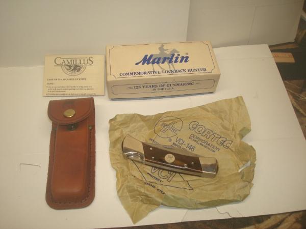 1995 Camillus Marlin 125th Anniversary Model# 886 Lookback Knife New in Box Limited Edition #5052