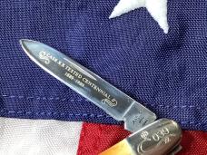 Used- Case xx 1989 Centennial Eisenhower Knife Mdl# 52063 SSP With Super Stag Handles -NOS 
