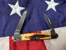 Used- Case xx 1989 Centennial Eisenhower Knife Mdl# 52063 SSP With Super Stag Handles -NOS 