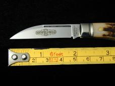 Great Eastern Cutlery GEC Genuine Sambar Stag 22 Magnum Knife Rare NIT Wharncliffe USA Made 220124