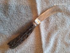 Stunning T. Turner & Co. Stag "Encore" Hawkbill Pruner; "His Majesty" Tang Stamp