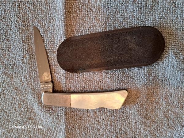 Vintage Gerber Silver Eagle "Mother of Pearl" Knife; Sakai Japan