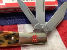 J A Henckels 3 Blade "Hand Forged" Barlow (HK-26-T) with Multi Brown Color Synthetic Handles -NOS