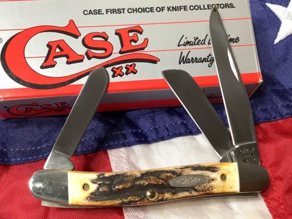 Case xx 1992 Stockman (5318 SS) With Sweet Stag Handles -NOS in orig box Case xx 1992 Stockman (5318 SS) With Sweet Stag Handles -NOS in orig box