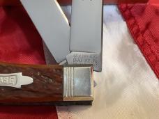 Case xx Case Classic 1992 Large Trapper, mdl# 6223, w/ Brown Bone Handles -NOS +Orig Box
