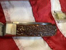 Case xx Case Classic 1992 Large Trapper, mdl# 6223, w/ Brown Bone Handles -NOS +Orig Box
