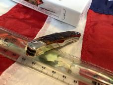 1991 Winchester Congress knife By Blue Grass Cutlery (Mdl# 4935) w/ Brown Bone Handles