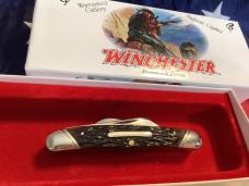 1991 Winchester Congress knife By Blue Grass Cutlery (Mdl# 4935) w/ Brown Bone Handles