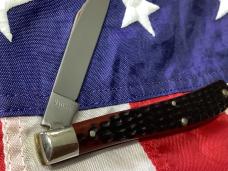 1977 Case xx Slimline Trapper -Sweet Brown Derlin Handles -Mdl# 61048