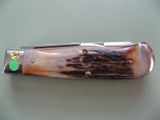 GREAT EASTERN 734208 LPJ SCOUT TRAPPER BURNT STAG SERIAL #2