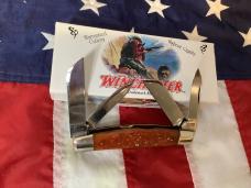 1996 Winchester Congress knife By Blue Grass Cutlery (Mdl# 4902) w/ Brown Bone Handles