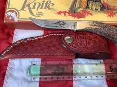 1987 Case xx Pheasant Small Game Skinner w/ Stag Handles (523-31 1/4 SSP) +Orig Sheath in orig box
