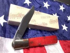 Robeson ShurEdge 5" Daddy Barlow Knife w/ Red Bone Handles -NOS in orig box & Minty 