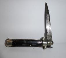 Vintage Stiletto Lock Back Knife Bone Handles Circa 1960's