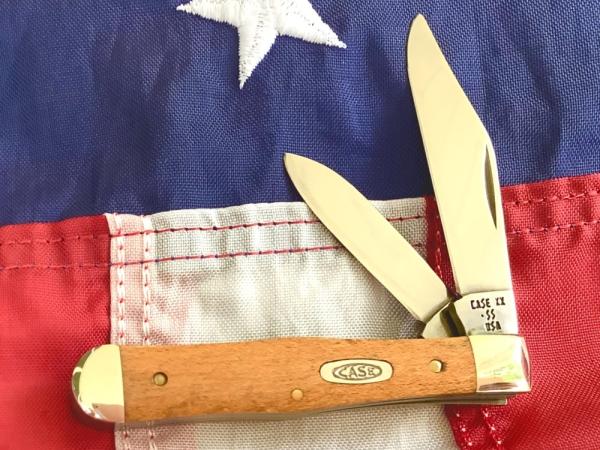 Case xx 1989 Small Cokebottle Knife (7225 1/2 SS) w/ Nice Wood Handles -NOS in M/NM Condition Case xx 1989 Small Cokebottle Knife (7225 1/2 SS) w/ Nice Wood Handles -NOS in M/NM Condition