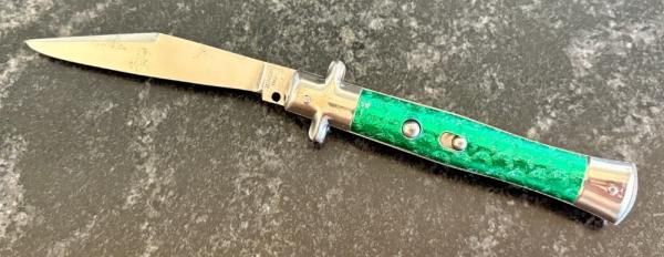 Rare Tourist Switchblade Stiletto Knife From Italy, Unused